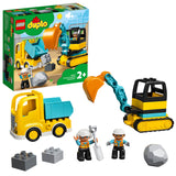 LEGO® DUPLO Truck & Tracked Excavator Toy 10931 Default Title