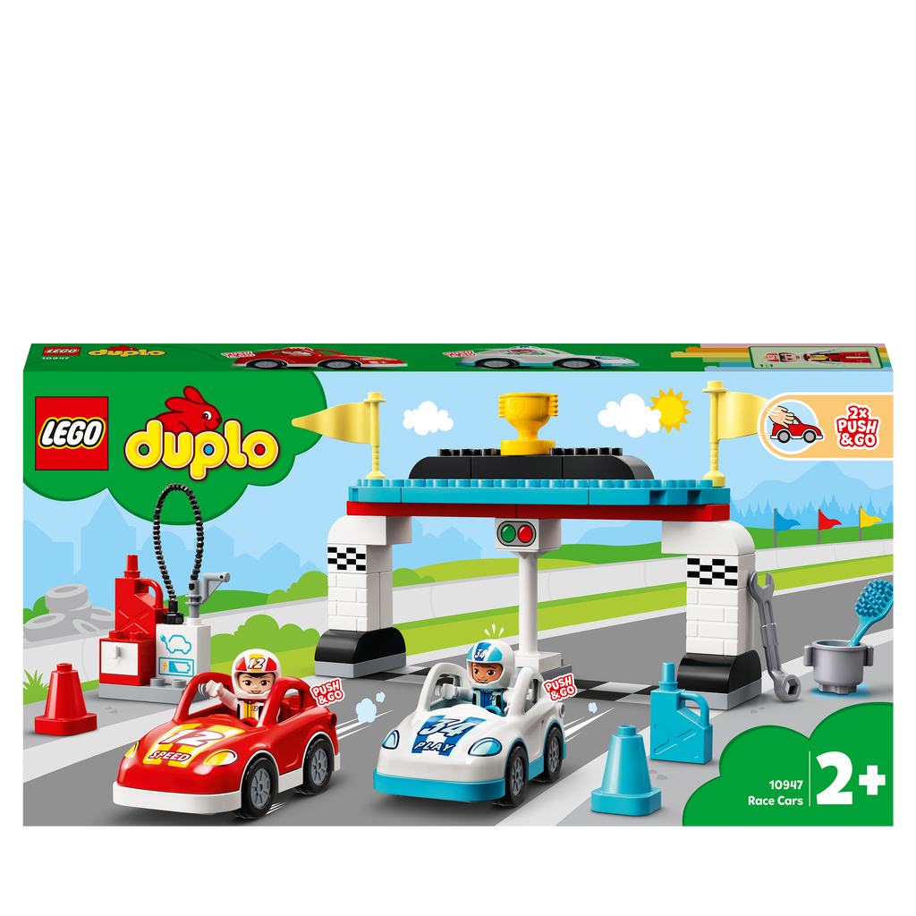 LEGO® DUPLO Town Race Cars Toy for Toddlers 10947 Default Title