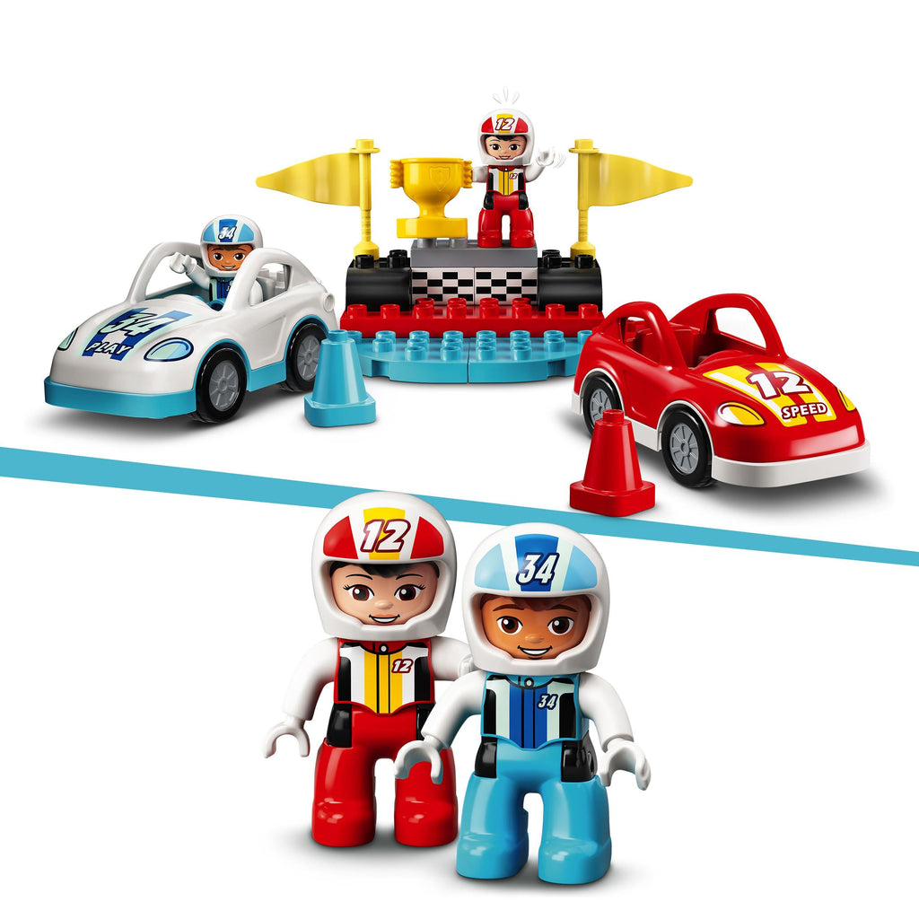 LEGO® DUPLO Town Race Cars Toy for Toddlers 10947 Default Title