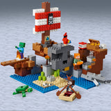 LEGO® Minecraft The Pirate Ship Adventure Toy 21152 Default Title