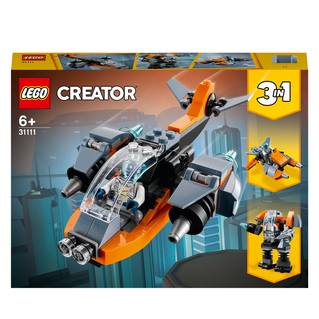 LEGO® Creator 3 in 1 Cyber Drone Building Set 31111 Default Title