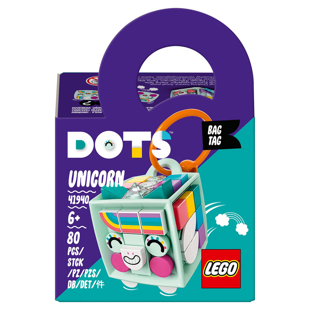 LEGO® DOTS Bag Tag Unicorn Arts & Crafts Set 41940 Default Title