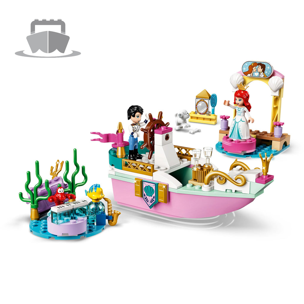 LEGO® Disney Ariel’s Celebration Boat Toy 43191 Default Title