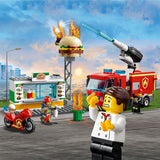 LEGO® City Burger Bar Fire Rescue Engine Toy 60214 Default Title