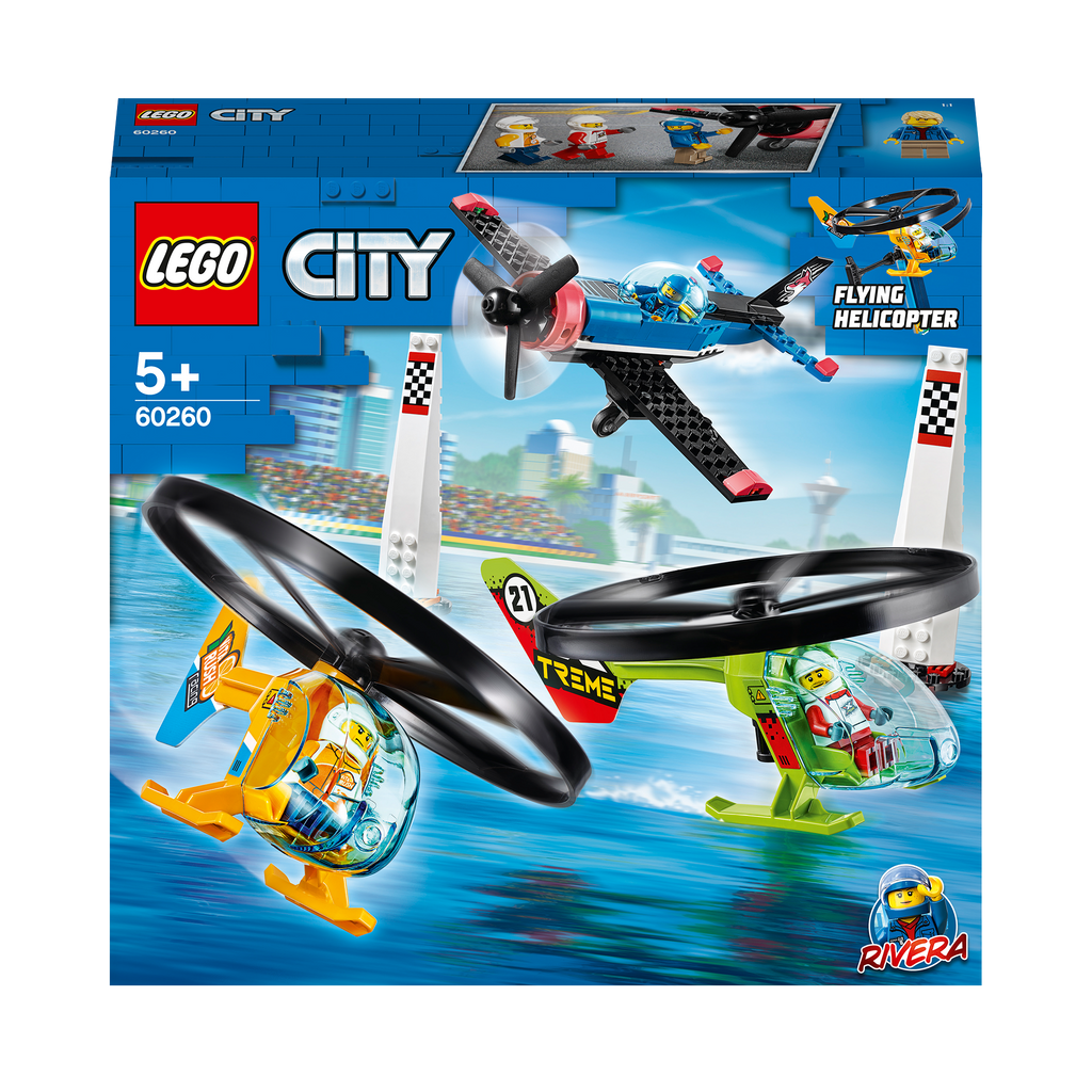 LEGO® City Airport Air Race Toy Plane Set 60260 Default Title