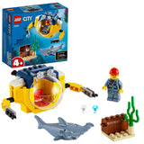 LEGO® City 4+ Ocean Mini-Submarine Sea Set 60263 Default Title