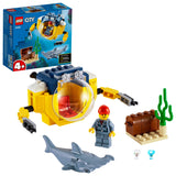 LEGO® City 4+ Ocean Mini-Submarine Sea Set 60263 Default Title