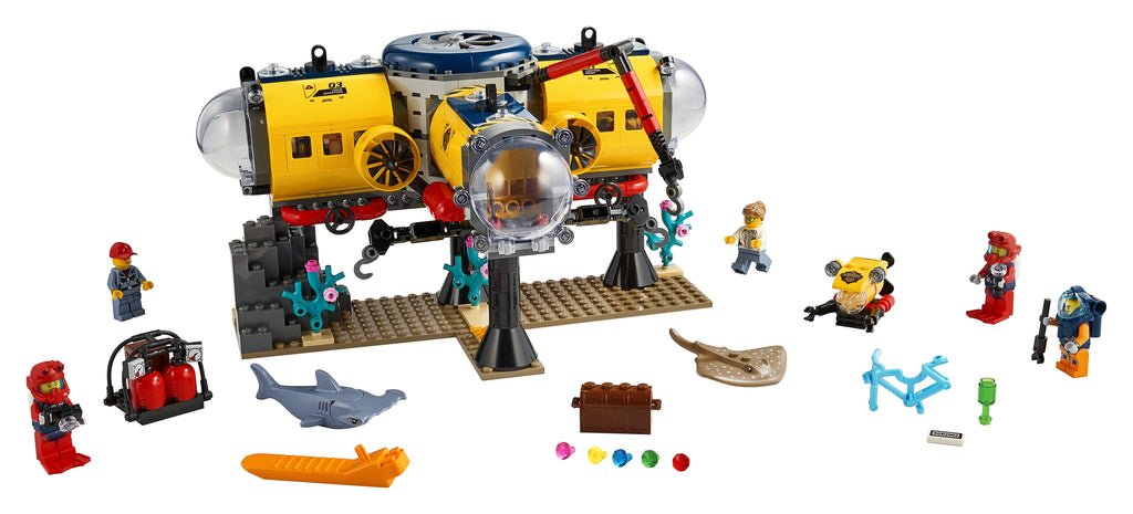 LEGO® City Ocean Exploration Base Deep Sea Set 60265 Default Title