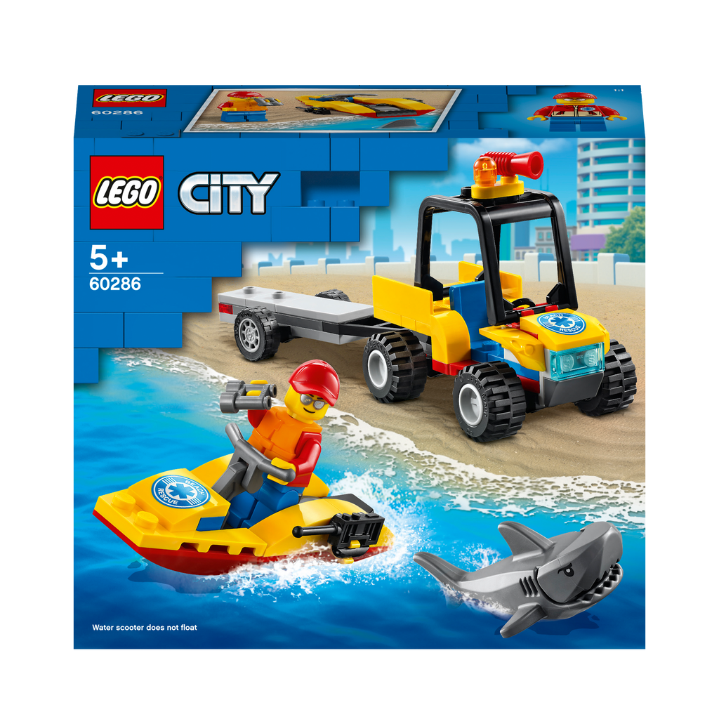 LEGO® City Great Vehicles Beach Rescue ATV Toy 60286 Default Title