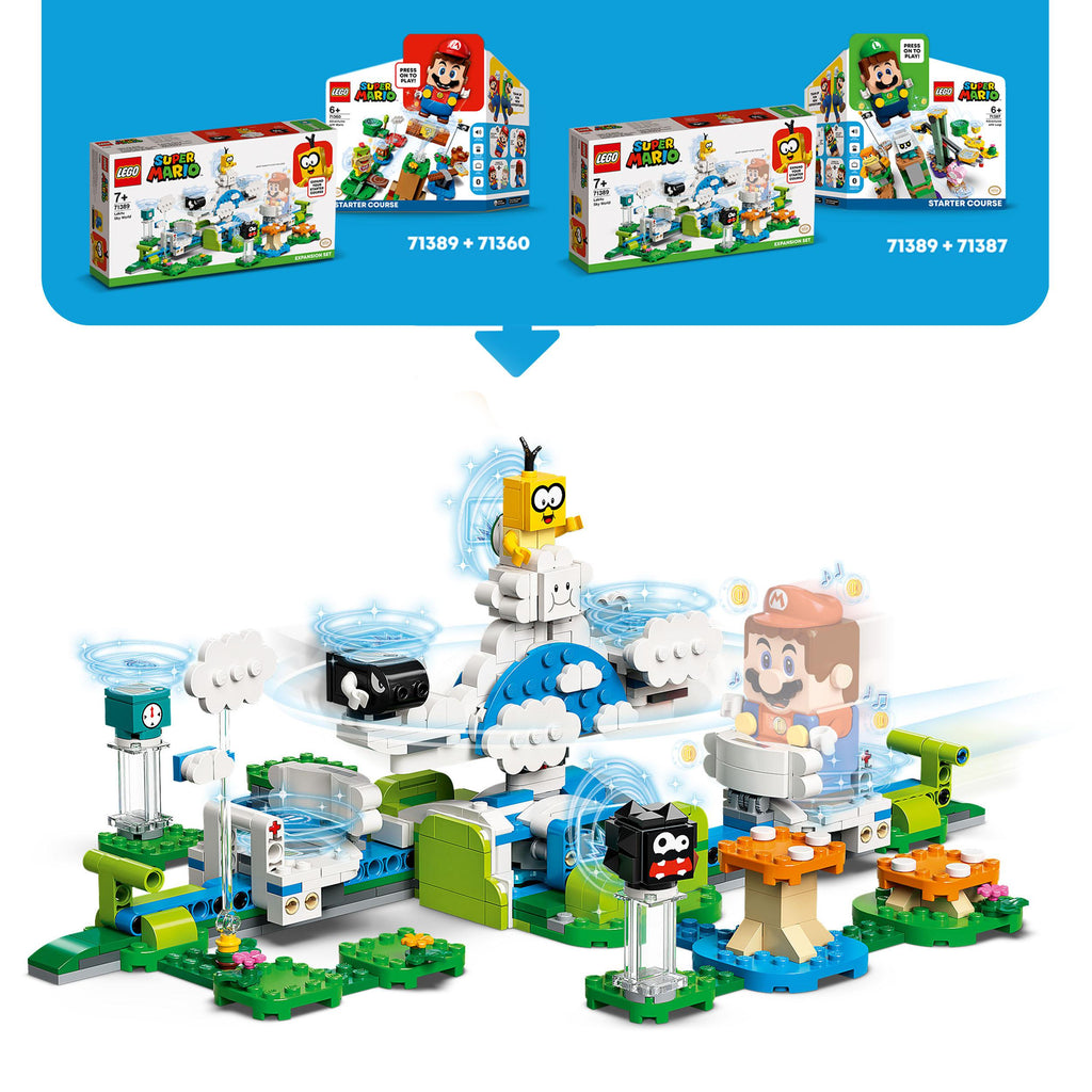 LEGO® Super Mario Lakitu Sky World Expansion Set 71389 Default Title