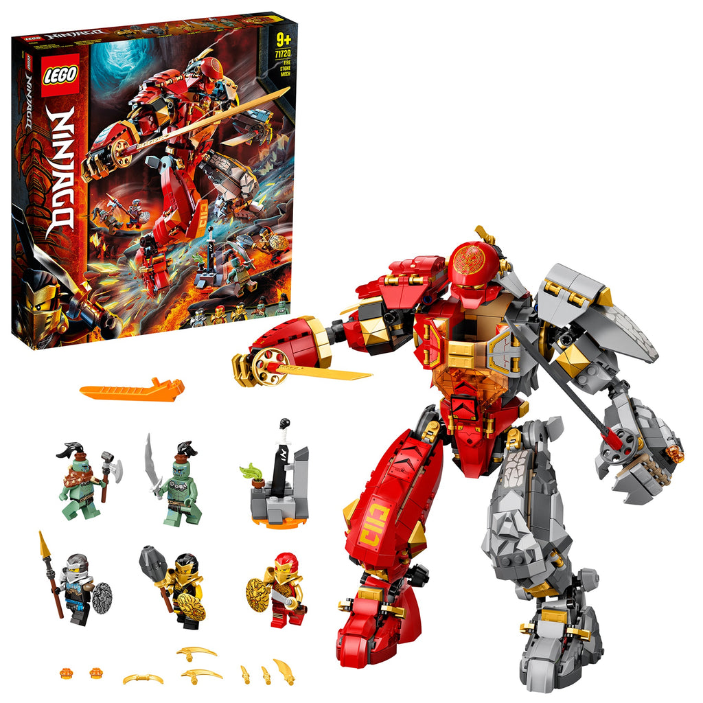 LEGO® NINJAGO Fire Stone Ninja Mech Toy 71720 Default Title