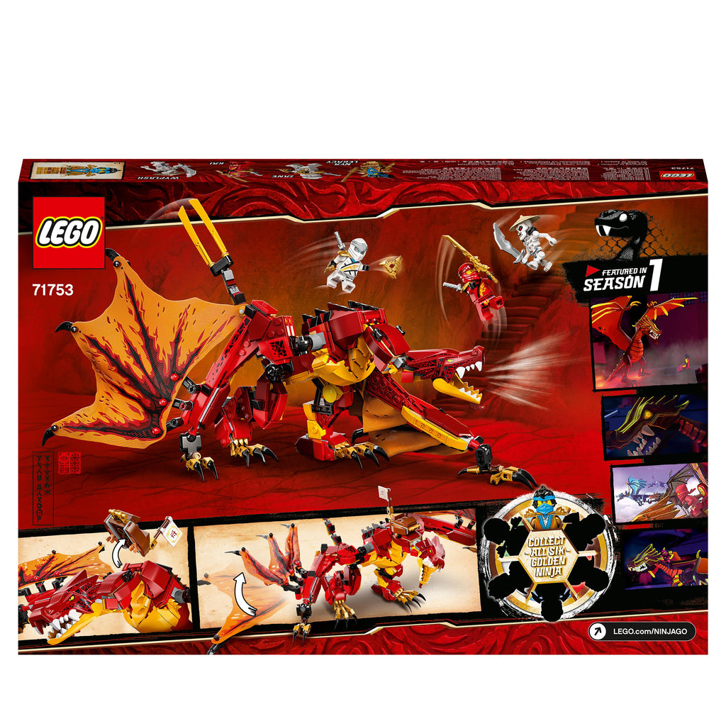 LEGO® NINJAGO Legacy Fire Dragon Attack Toy 71753 Default Title