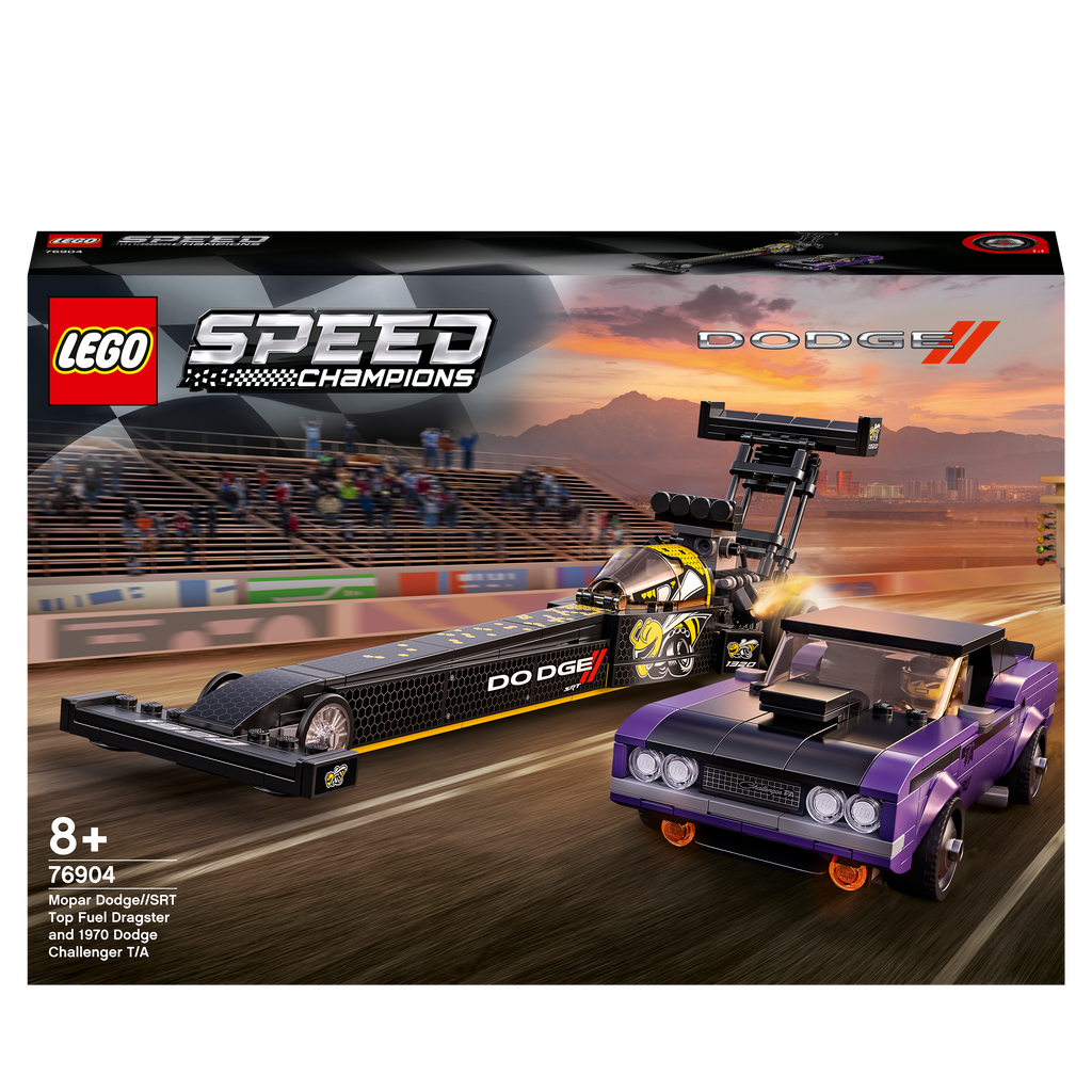 LEGO® Speed Champions Dragster Muscle Cars Toy 76904 Default Title